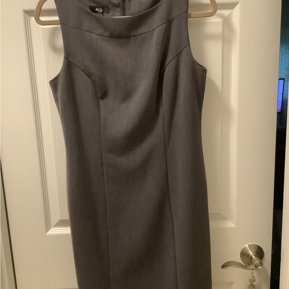 AGB Charcoal Sleeveless Midi Dress